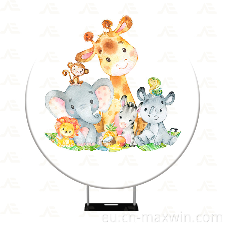 Atzeko planoa Round Backdrop